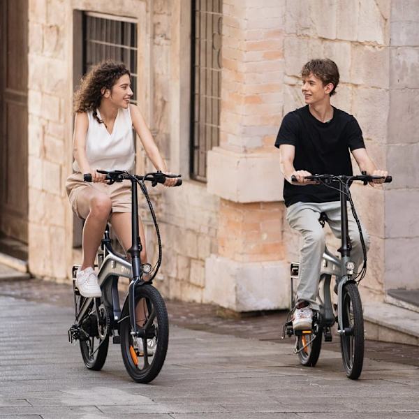Sammenklappelig elektrisk bycykel DYU T1, motor 36V 250W, med momentsensor