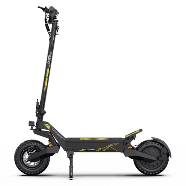 Sammenklappelig El-Scooter OOTD T10, 11", Fuld Affjedring, 48V 500W, Sort