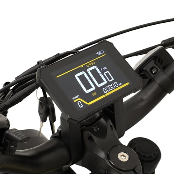 Moto-Style Elcykel Onesport W66, 500W Motor 65NM, Stöd för app, Beige