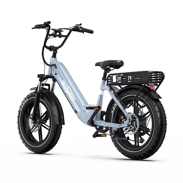 Onesport OT08 Fat Tire Elcykel, Motor 48V 500W, Shimano 7 Gear, Understøtter APP
