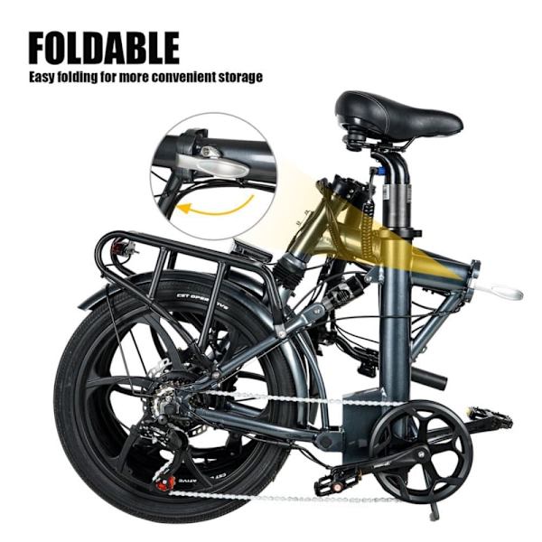 Hopfällbar elcykel CMACEWHEEL EM20, 350W 36V 12Ah, 20", Grå