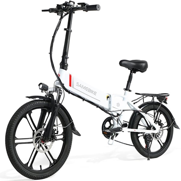 Hopfällbar elektrisk vandringscykel Samebike 20LVXD30-II, motor 350W, 20", 48V 10,4Ah batteri