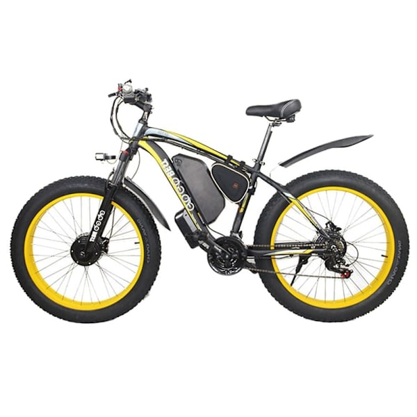 GOGOBEST GF700 26" Elektrisk Mountainbike Dobbelt 500W Motor SHIMANO 27-Speed ​​Gear