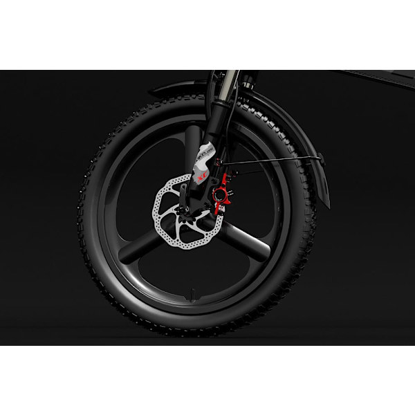 Hopfällbar elcykel för stadscyklar Lankeleisi G660, 500W 48V 12.8Ah, 20"