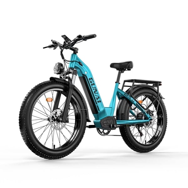 GUNAI-V Elcykel för vuxna 26’’ Step-Thru Pendlings-E-Bike 1000W 48V 21Ah Batteri