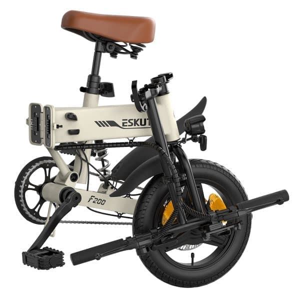 ESKUTE F200 14" Mini Foldbar Elcykel 250W Motor 36V 7.8Ah Batteri