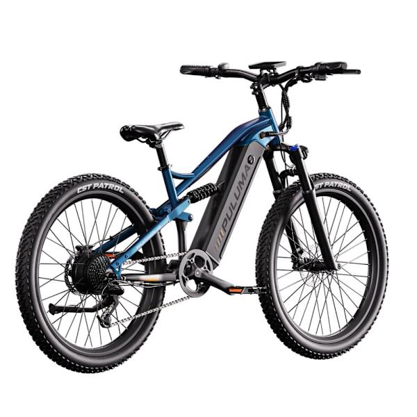Offroad elcykel PULUMA PH001, blød bagende, 500W motor, 48V 20Ah batteri, 27,5", blå