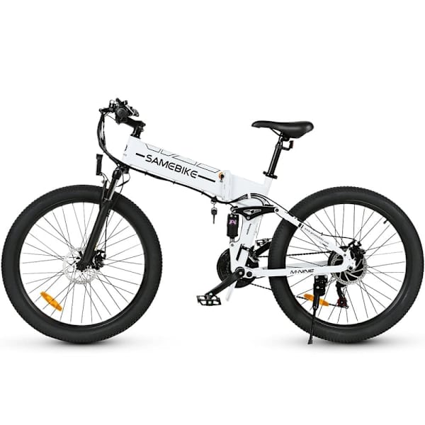 Taittuva sähkömaastopyörä SAMEBIKE LO26-II-FT, 900W 48V 14Ah, hydraulinen jarru