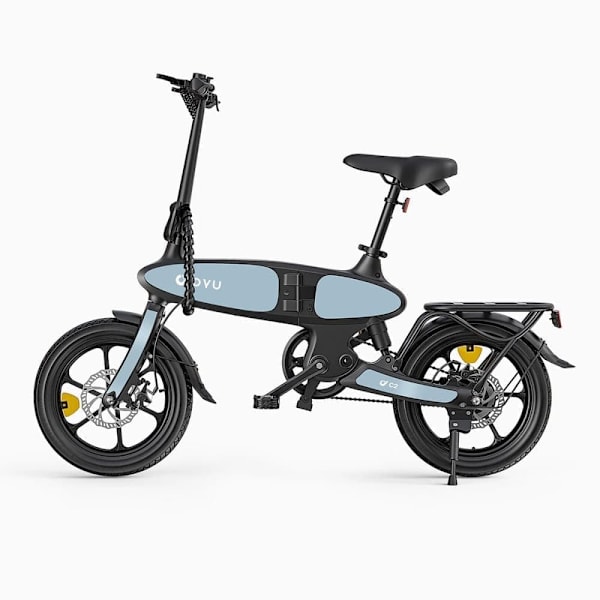 Sammenklappelig elcykel DYU C2, 16", motor 48V 250W, skivebremser