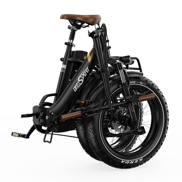 Hopfällbar elcykel Onesport OT16 Max, 20", 500W motor 48V 18Ah batteri, stöd för app