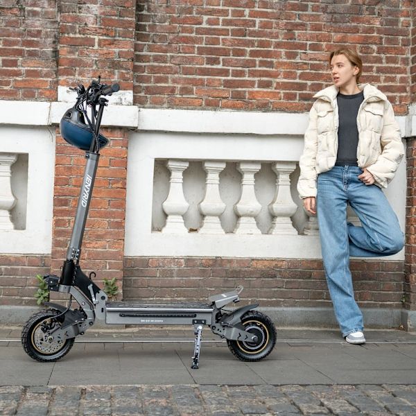 Sammenklappelig elektrisk løbehjul iENYRID S1, 800W 48V 15Ah, 10" offroad-dæk