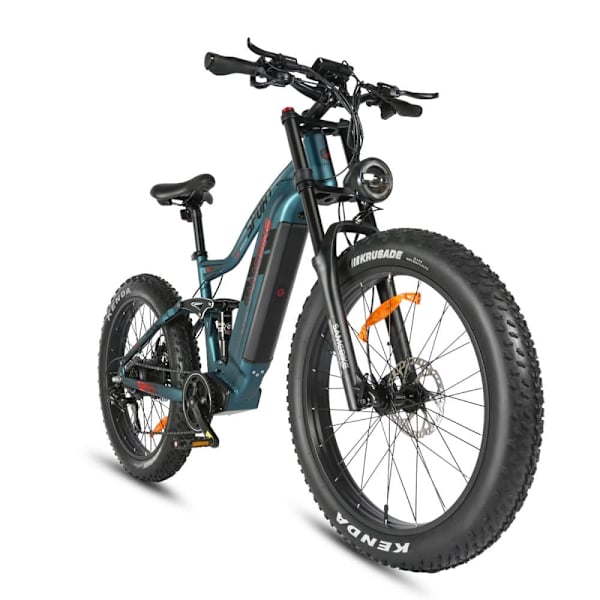 Sähköpyörä maastoon SAMEBIKE RSA08-II, moottori 1000 W, maks. 45 km/h