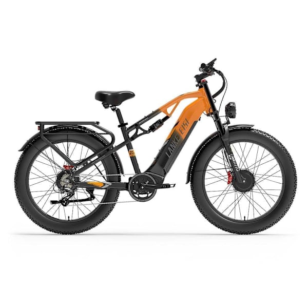 Sähkömaastopyörä LANKELEISI MG800Max, 2000 W kaksoismoottori, 26 tuuman paksut renkaat, 20 Ah akku