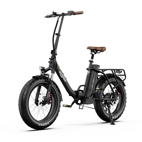 Hopfällbar elcykel Onesport OT16 Max, 20", 500W motor 48V 18Ah batteri, stöd för app