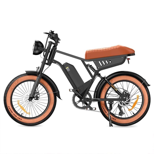 Elcykel iSinwheel R6 - 20" Fat Tires - 250W 48V 13Ah - Brun