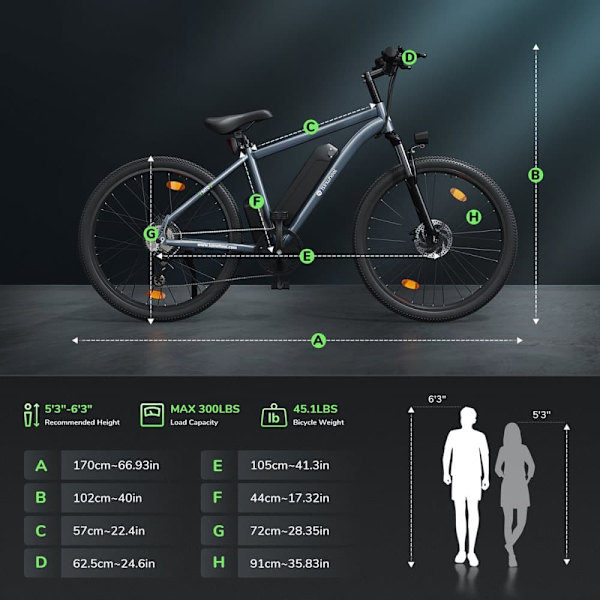 Elcykel iSinwheel M10 - 26" - 250W 36V 10.4Ah