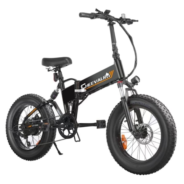 Sammenklappelige elcykler CHEEVALRY CF1000, 1000W 48V 20Ah, Terrængående