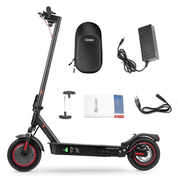 El-løbehjul iScooter i9 Max - 10" - Motor 36V 500W - 25 km/t - APP