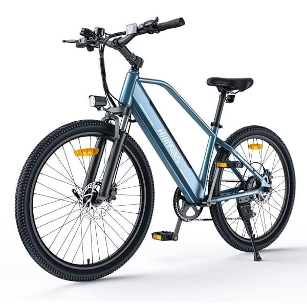 Elcykel för mountainbikes för herrar, HillMiles MileTrail 1, motor 36V 250W, med toque, blå