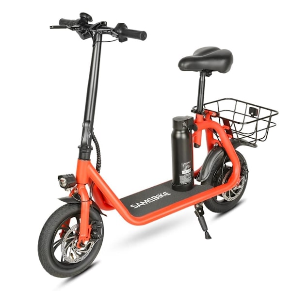 Sammenklappelig elektrisk løbehjul med sæde SAMEBIKE SM-C01, 350W 10,4Ah, 12 tommer