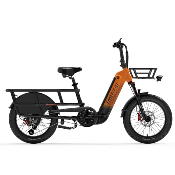 Elcykel til ladning LANKELEISI Wombat-1, 48V 1000W 20Ah, lang rækkevidde til rejser