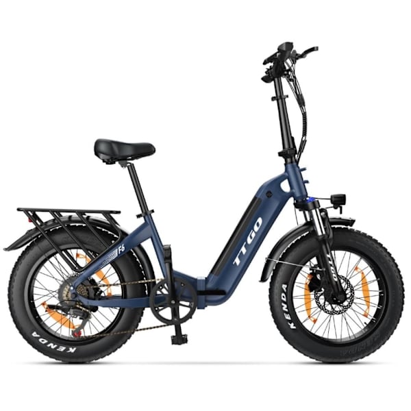 Taittuva sähköpyörä TTGO F6, 250 W, vääntömomentti 45 Nm, 25 Ah, vihreä