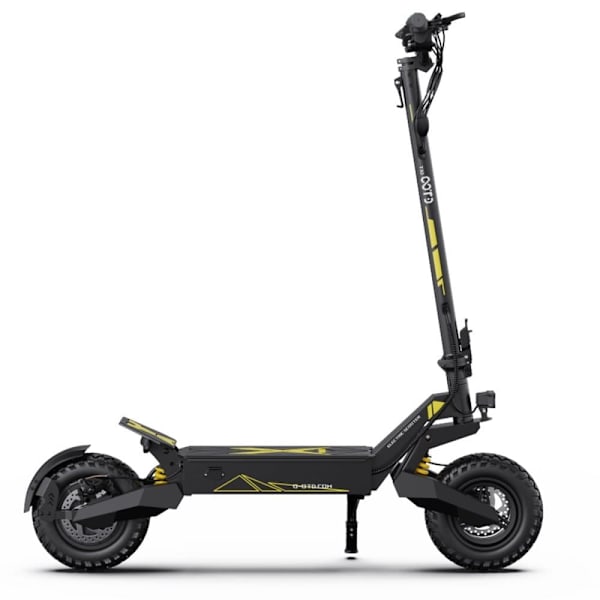 Taittuva sähköpotkulauta OOTD T10, 11", täysjousitus, 48V 500W, musta