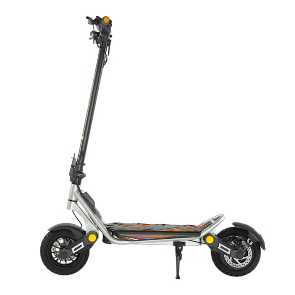 El-scooter KuKirin A1, motor 48V 800W, 13Ah batteri, rækkevidde 45 km, sølv