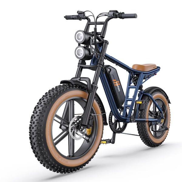 Elcykel HillMiles MileZoom 1, Motor 52V 250W, 20*4,0 tommer dæk, 25 km/t