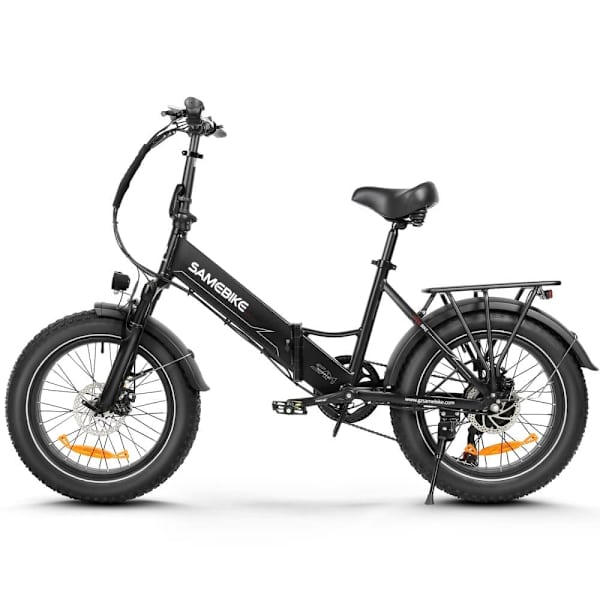 Taittuva sähköpyörä SAMEBIKE LOTDM200-II, moottori 750W 48V, älykäs NFC