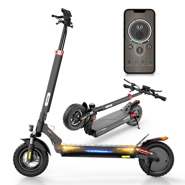Smart Elscooter iScooter iX3 - Motor 48V 800W - Med APP - Topphastighet 40km/h