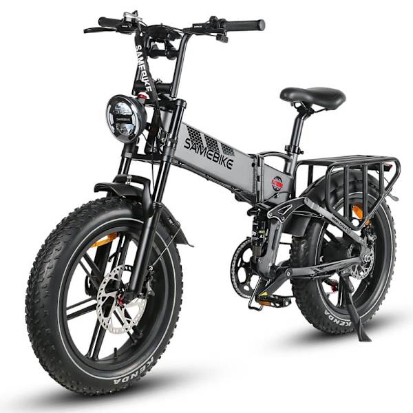Hopfällbar terrängcykel SAMEBIKE RS-A02, Motor 1200W, Fullfjädring