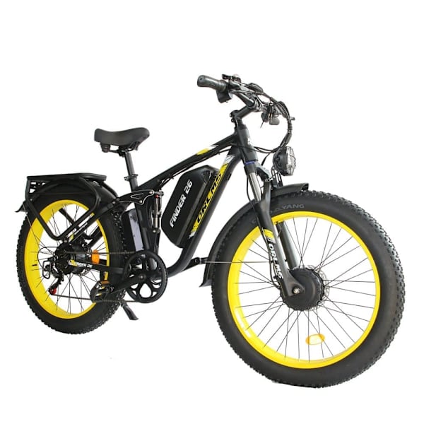 Elcykel ORLMS V3, Daul-motor 52V 2000W, batteri 52V 25AH