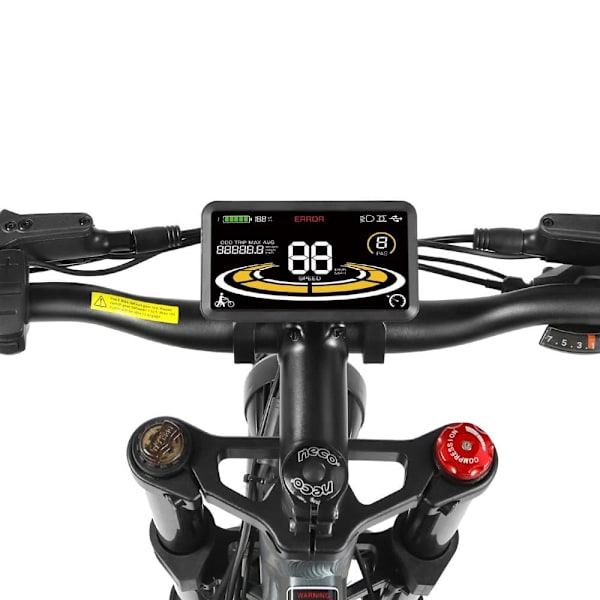 Sähköpyörä maastoon SAMEBIKE RSA08-II, moottori 1000 W, maks. 45 km/h
