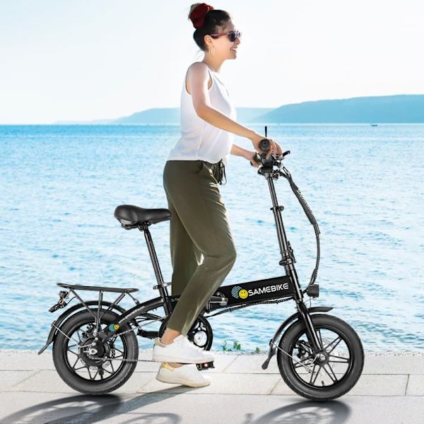 Bärbar pendlarelcykel Samebike YINYU14, motor 36V 350W, 25km/h