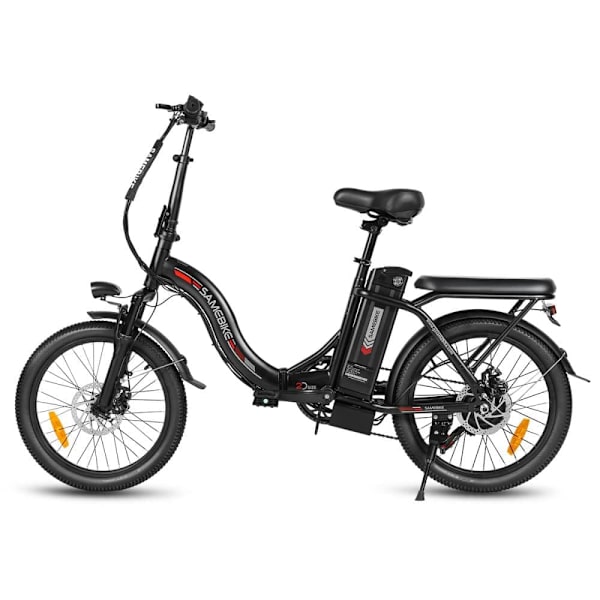 Hopfällbar stadselcykel SAMEBIKE CY20, 20" ekerhjul, 350W 36V 13Ah Svart