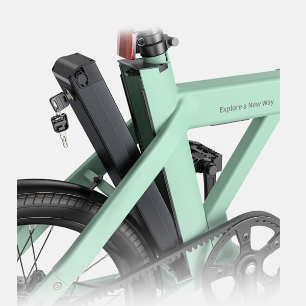 Hopfällbar stads-elcykel ENGWE P20, 250W tyst motormomentsensor för pendling