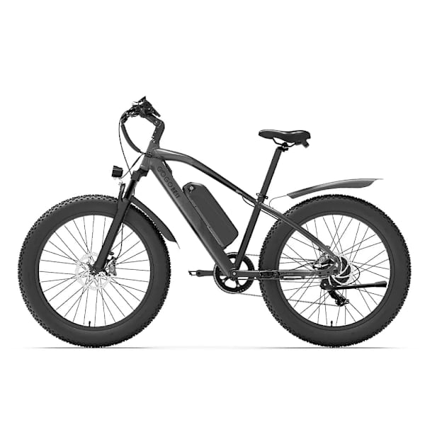 Mountainbike GOGOBEST GF600 26" 1000W Motor 48V 13Ah Batteri Sort