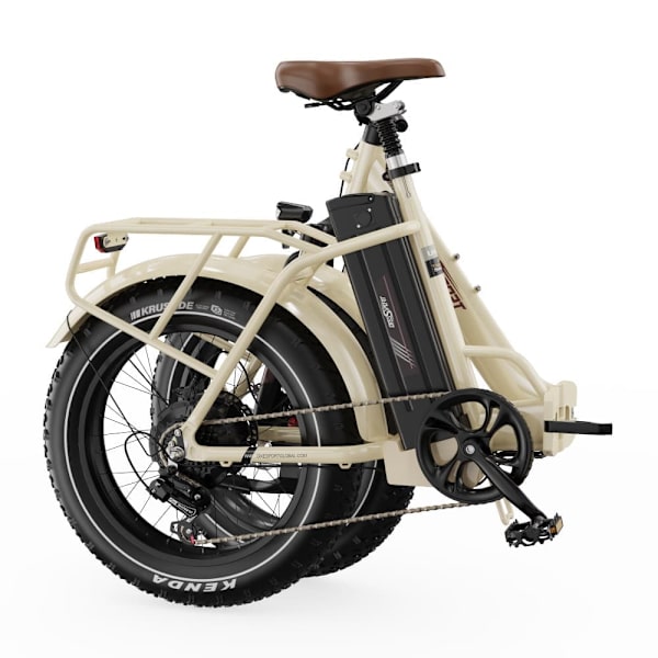 Hopfällbar elcykel Onesport OT16 Max, 20", 500W motor 48V 18Ah batteri, stöd för app