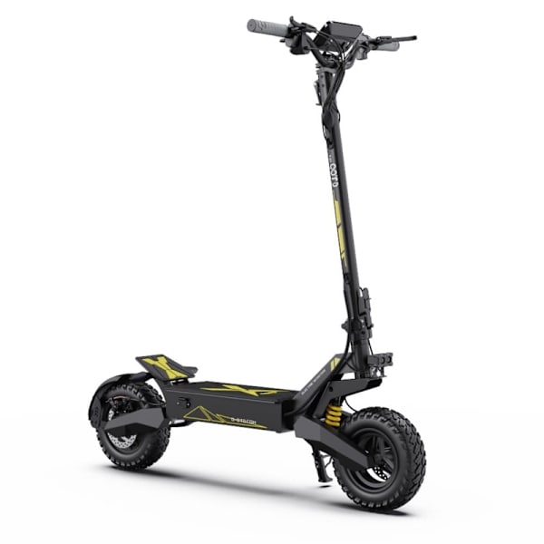 Taittuva sähköpotkulauta OOTD T10, 11", täysjousitus, 48V 500W, musta