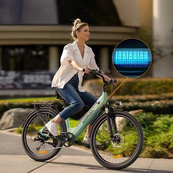 Sähköpyörä HillMiles MileCity 1, 26", moottori 36V 250W, vääntömomenttianturilla