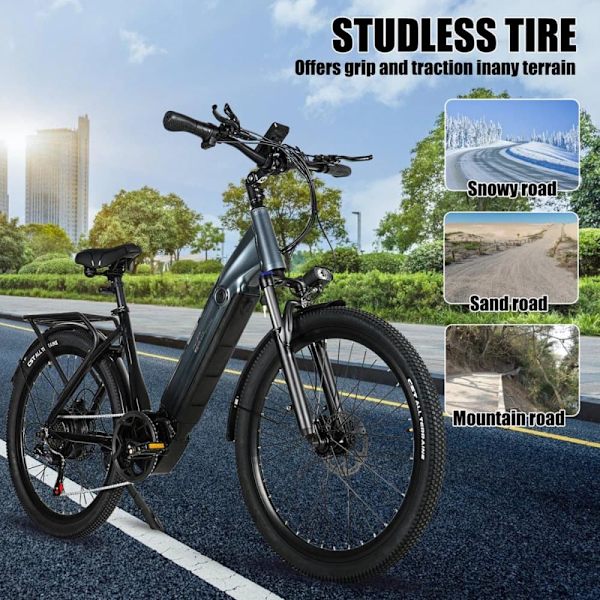 Pendlarelcykel CMACEWHEEL L26, 26", 950W 48V 17Ah