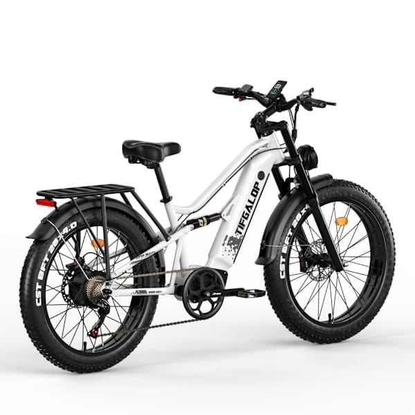 Tifgalop ES7 26" Elcykel med store dæk 750W 52V 19Ah Rækkevidde 40-90 km