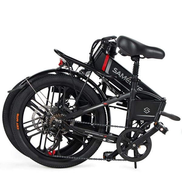 Hopfällbar elektrisk vandringscykel Samebike 20LVXD30-II, motor 350W, 20", 48V 10,4Ah batteri