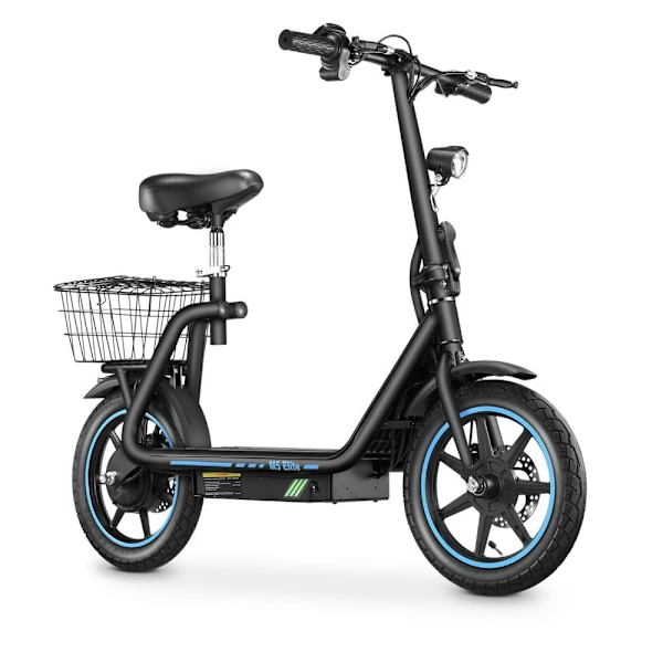 El-scooter med sæde BOGIST M5 Elite, 14" dæk, motor 48V 500W