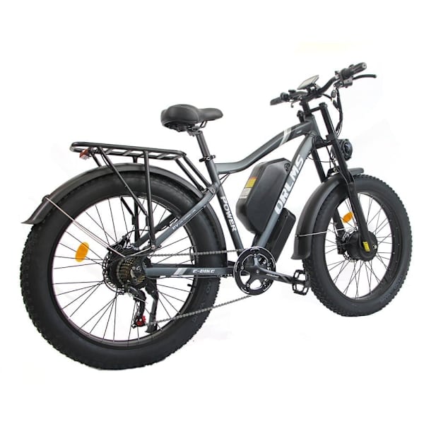Elektrisk mountainbike Orlms MX500, 2*1000W motor, 52V 25Ah batteri, 26", fuld affjedring