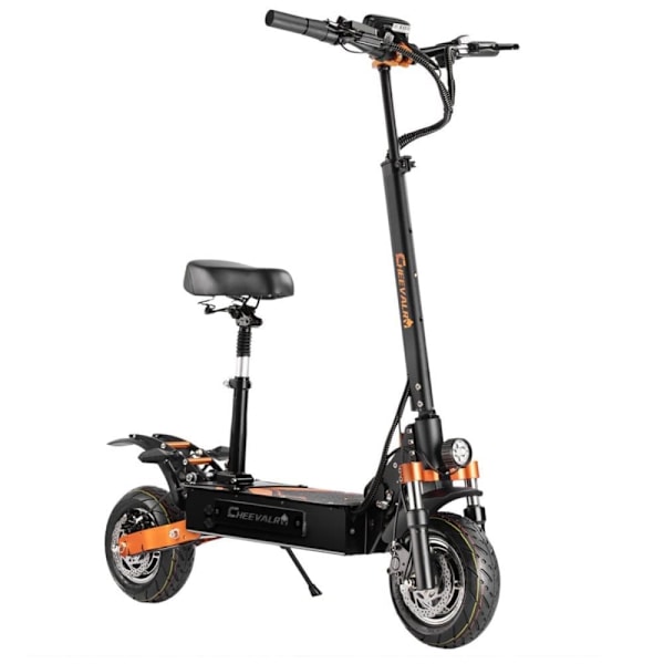 Offroad El-Scooter CHEEVALRY S10, 2*1600W, Dobbelt Motor, 52V 33Ah, Sort