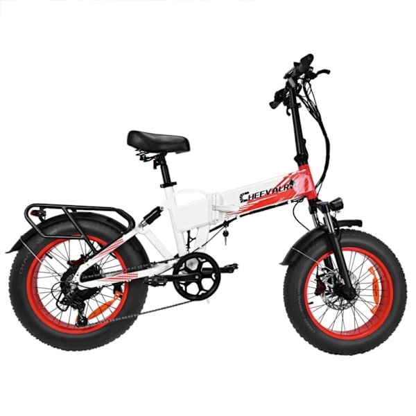 Sammenklappelige elcykler CHEEVALRY CF1000, 1000W 48V 20Ah, Terrængående