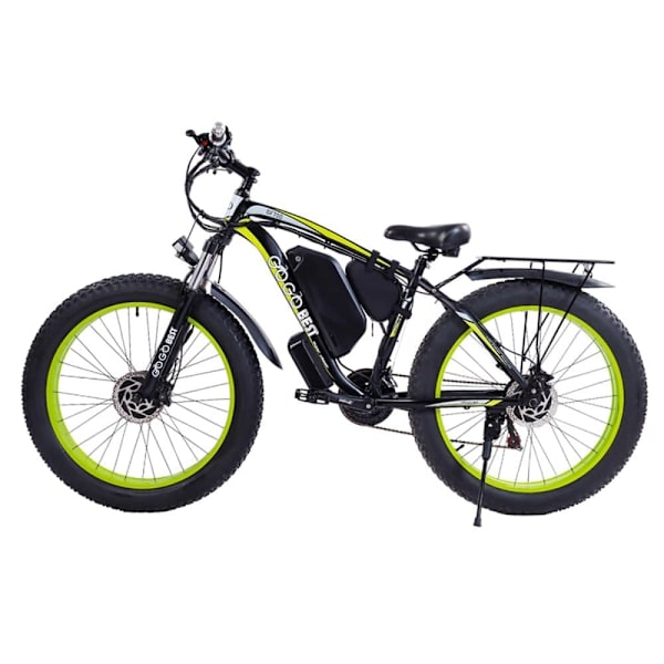 GOGOBEST GF700 26" Elektrisk Mountainbike Dobbelt 500W Motor SHIMANO 27-Speed ​​Gear