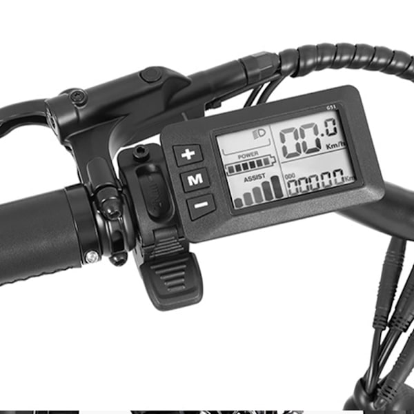 Elcykel DYU C9, cyklbar, 48V 250W motor, 15.6Ah batteri